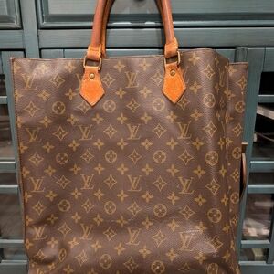 Louis Vuitton Brown Monogram Tote Bag